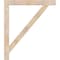 Ekena Millwork Traditional Block Smooth Bracket, Douglas Fir, 3 1/2"W x 38"D x 44"H BKT04X38X44TRA05SDF - alternate 4